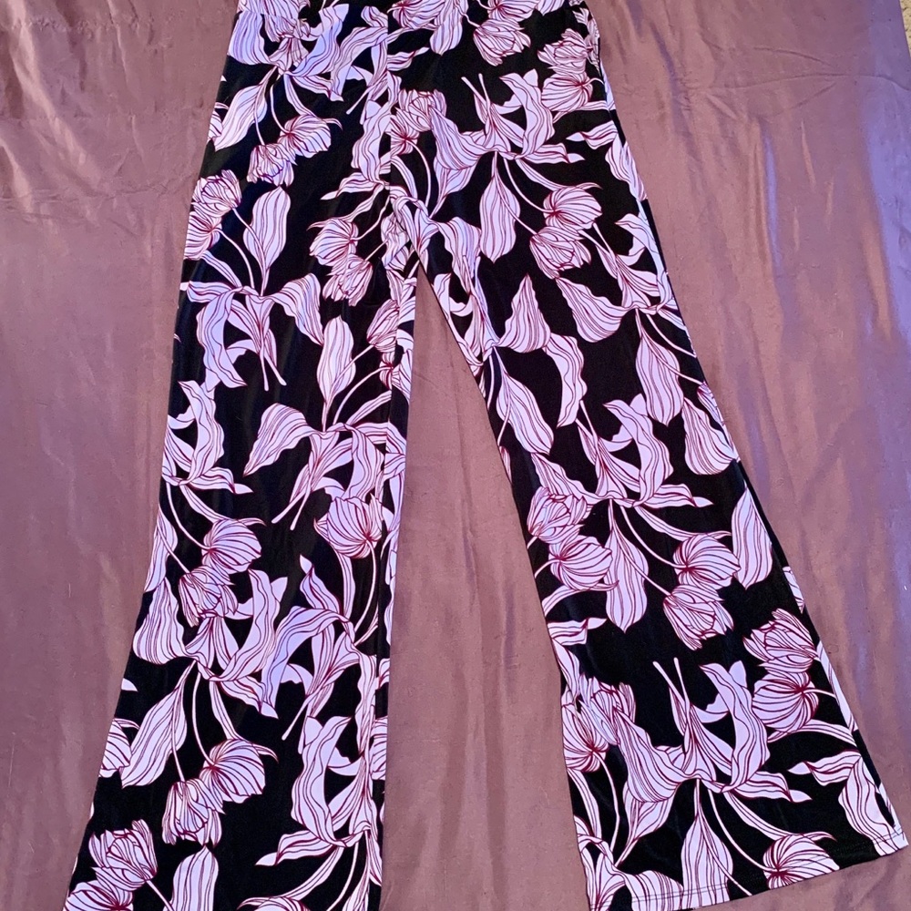 Joan Vass Bell-Bottom Pants, S